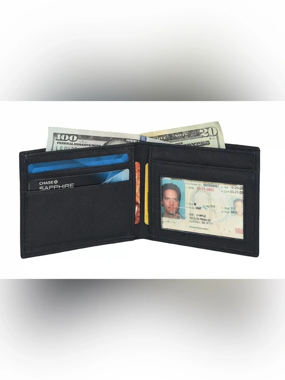 Classic Black RFID-Blocking Men's Wallet 🖤